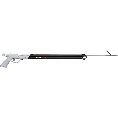 SEAC Killer Spearfishing Speargun Aluminum Finish, Black, 60cm/23.6'